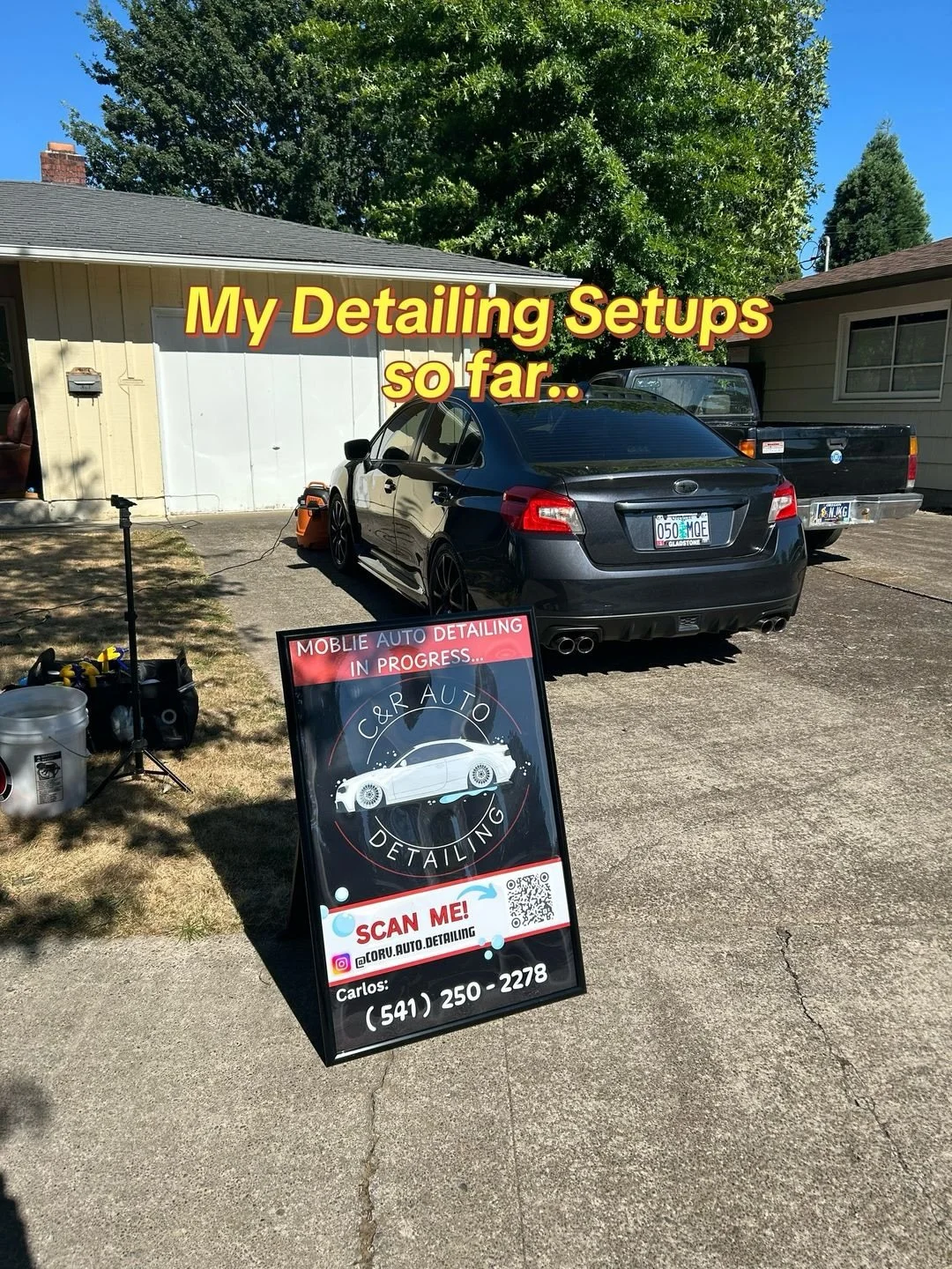 9 month setup evolution 🙏

Started with the basics and slowly upgraded everything through hard work, clients, and reinvesting back into the business!

Proof that you don&rsquo;t need a crazy setup to start - just consistency 🚐✨
#detailer #cardetail