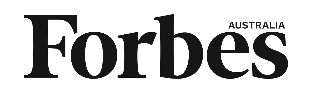 Forbes Australia logo featuring the words Forbes and Australia in black text.