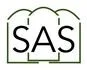 Illustration of a cloud with the letters SAS inside it, representing cloud computing or service.