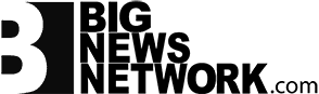 Black square background with a large gray letter 'B' in the center.