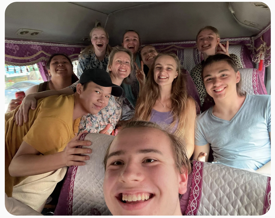 Missions team to Cambodia from Oasen videregående in Kristiansand, Norway.