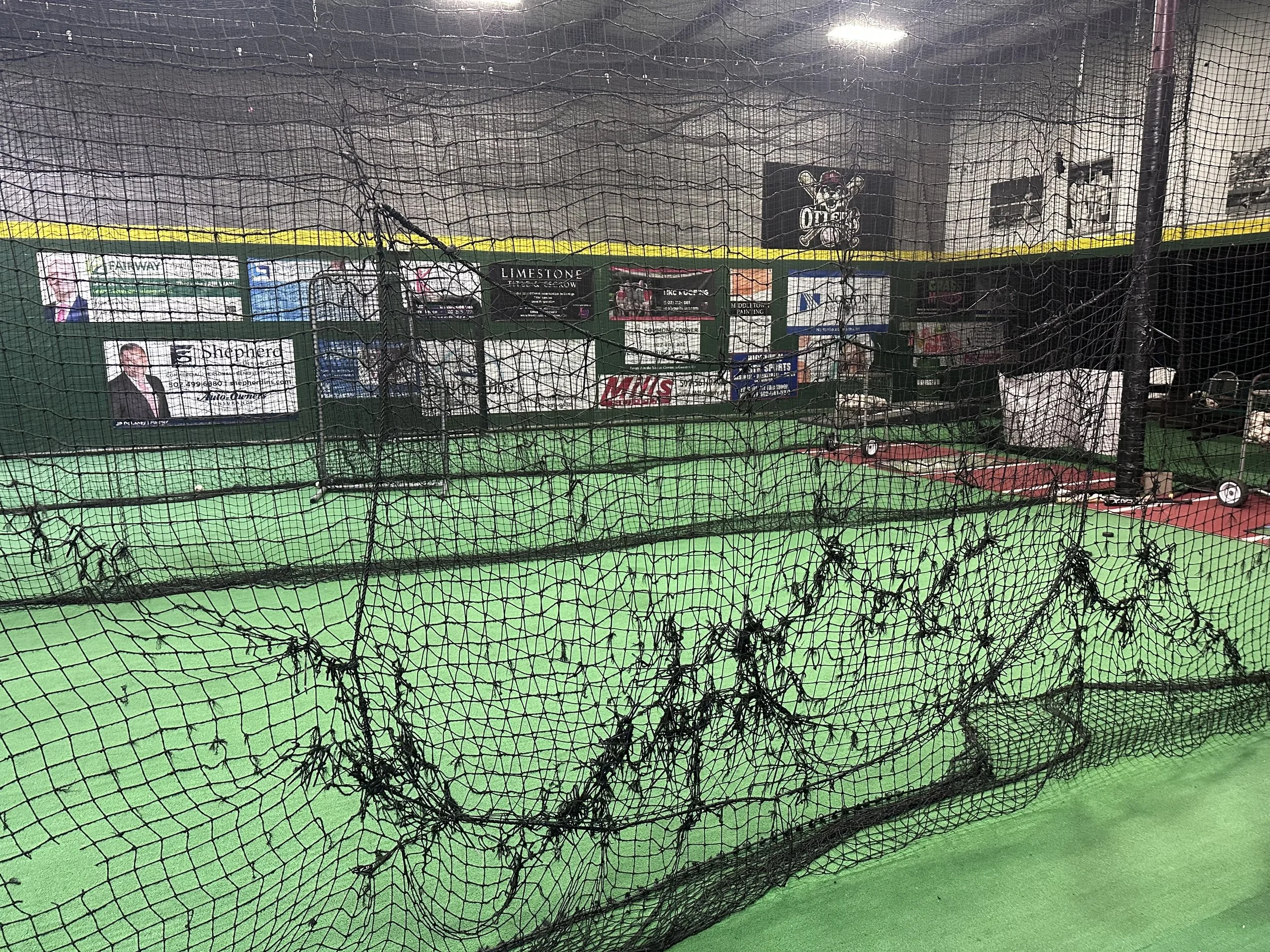 worn damaged nets in need of replacement or repair