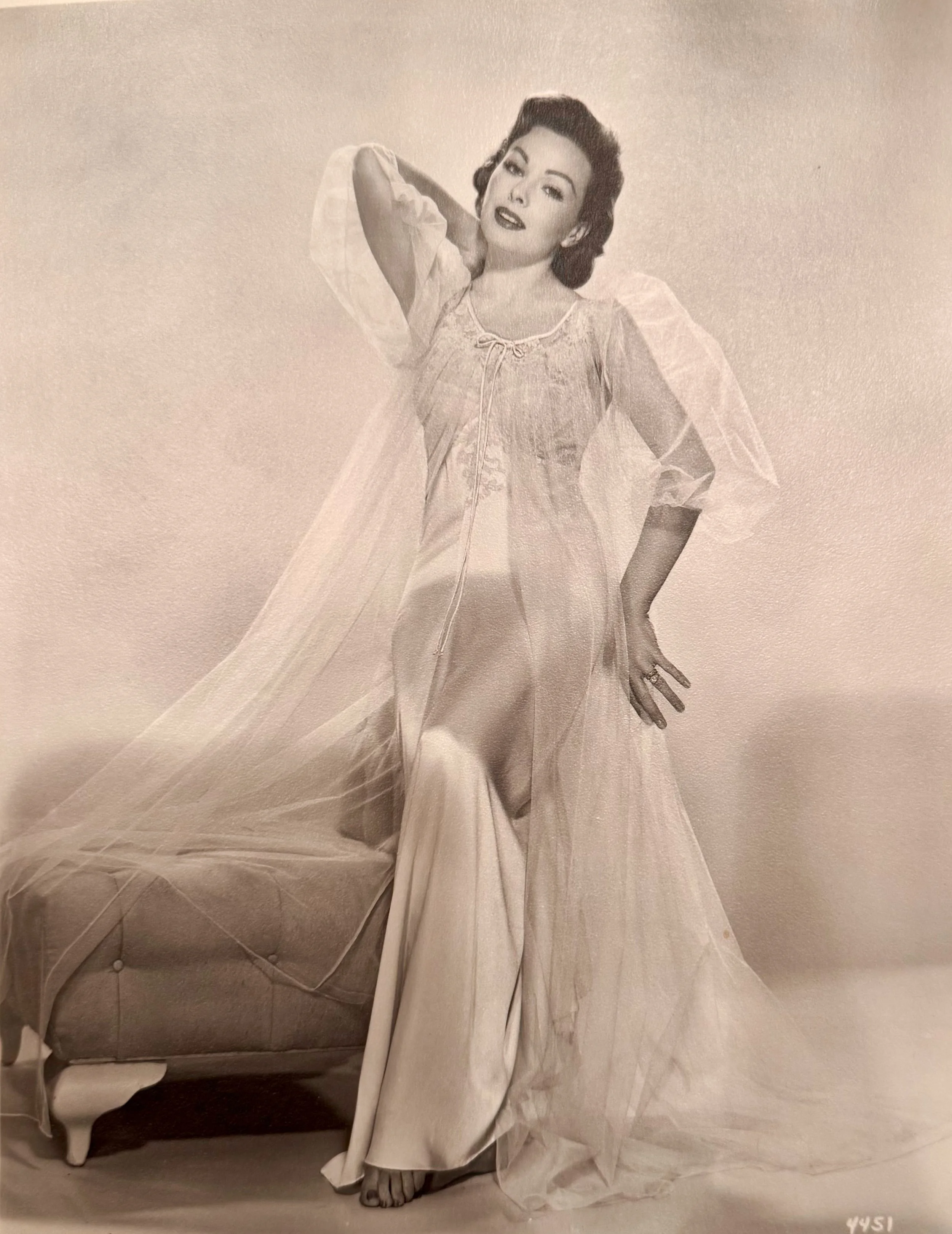 Jeanne Crain in Juel Park for MGM's 1956  "The Fastest Gun Alive"