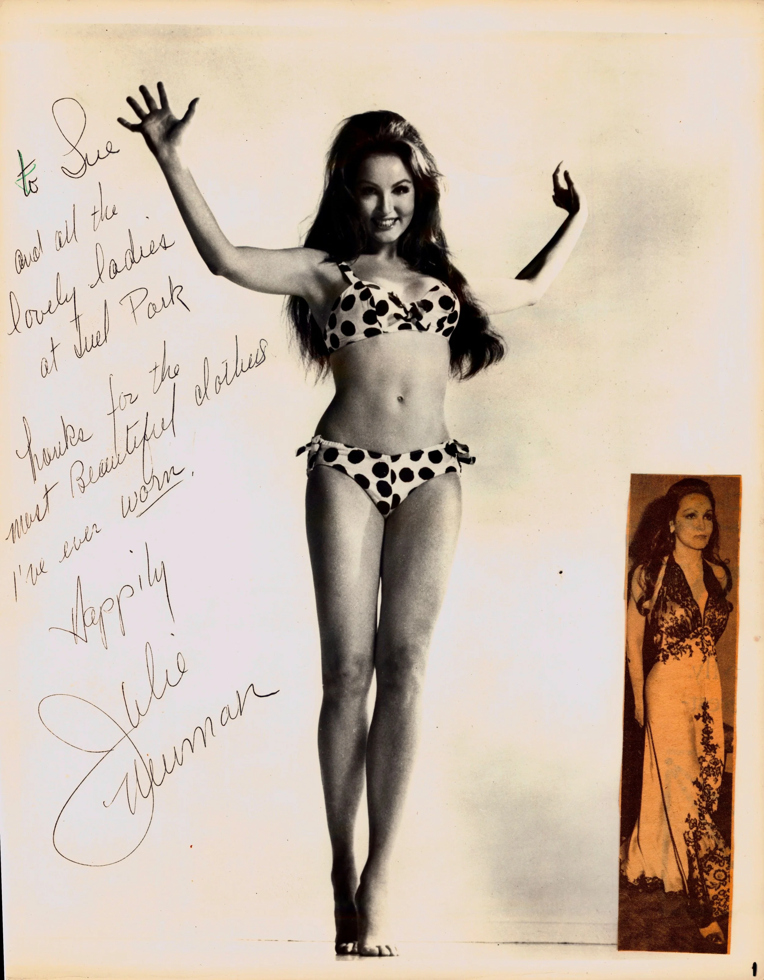 SIGNED AUTOGRAPH JULIE NEWMAR