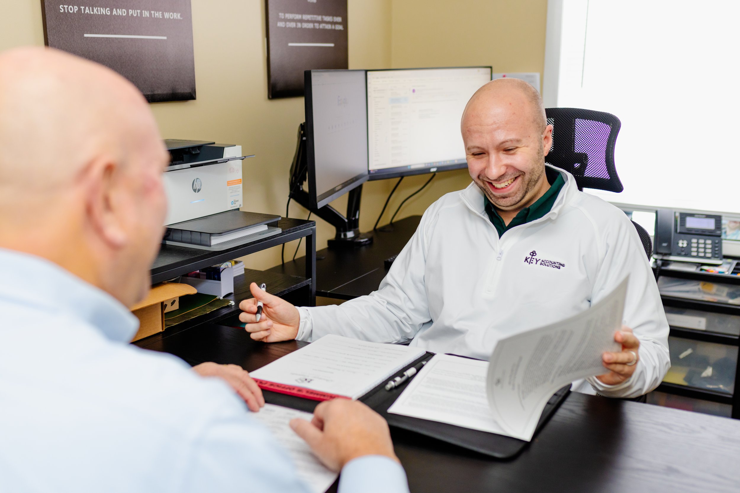 A company branding shoot for Dan at Key Accounting based in Whitesboro, NY
