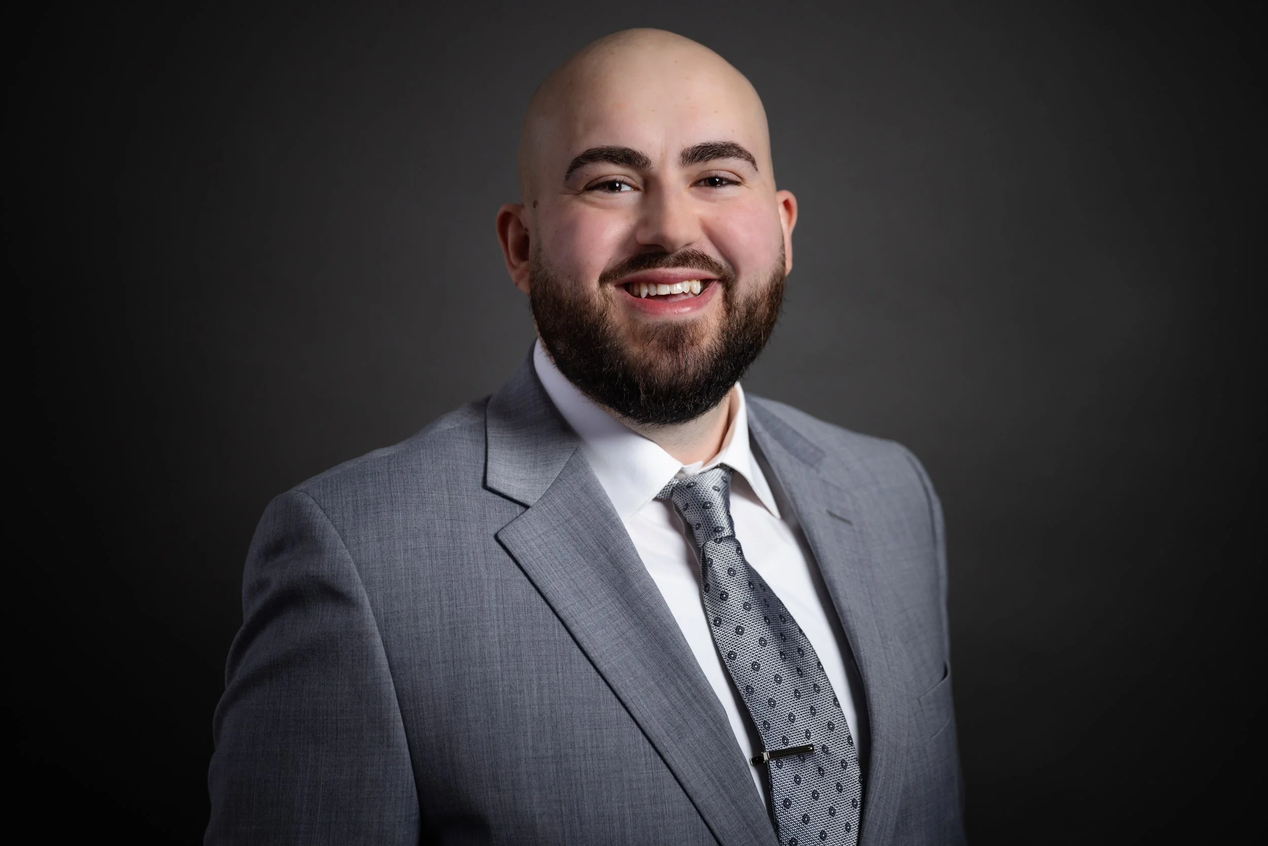 Mickey from Pavia Real Estate has his headshot taken at my studio in downtown Utica 