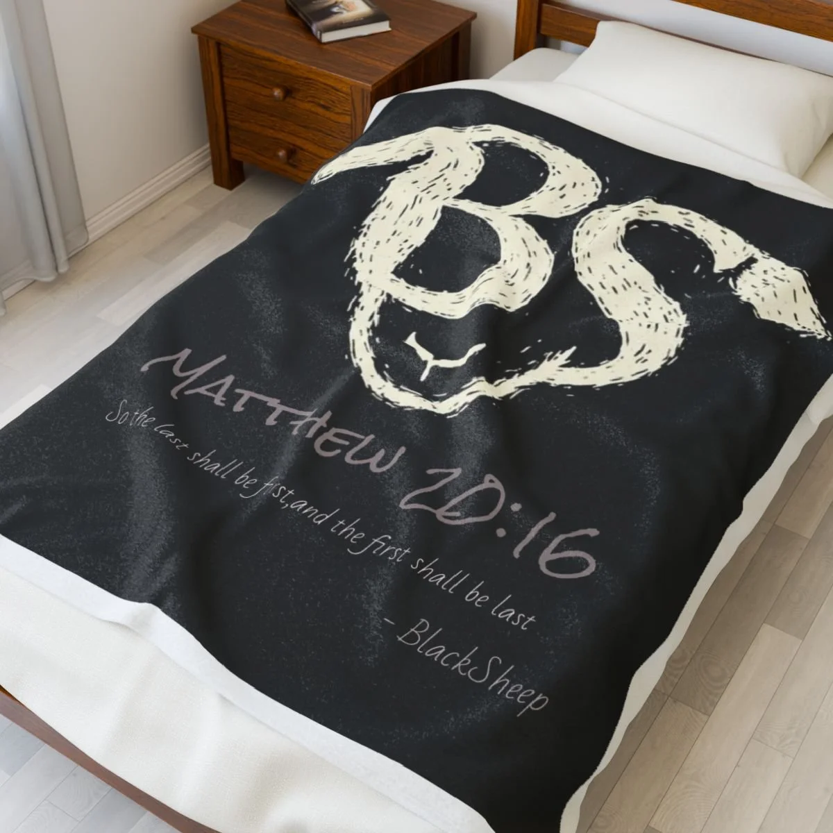 Correct spelling blacksheep blanket.jpg