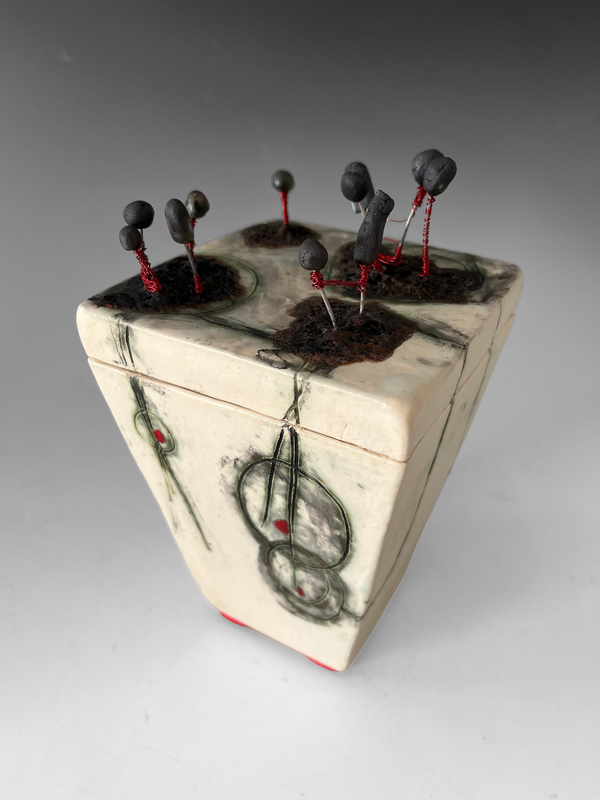 CONNECTIONS  
lidded box, 8x4.5x4.5