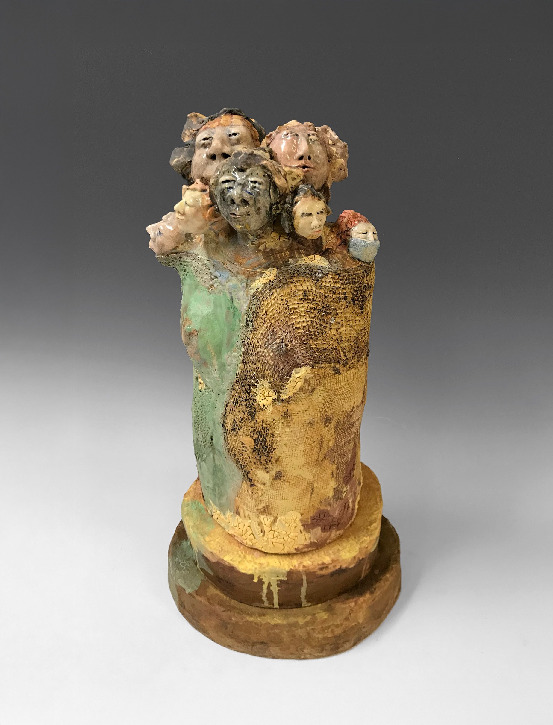 GAIA'S MANY FACES 
9x8x20