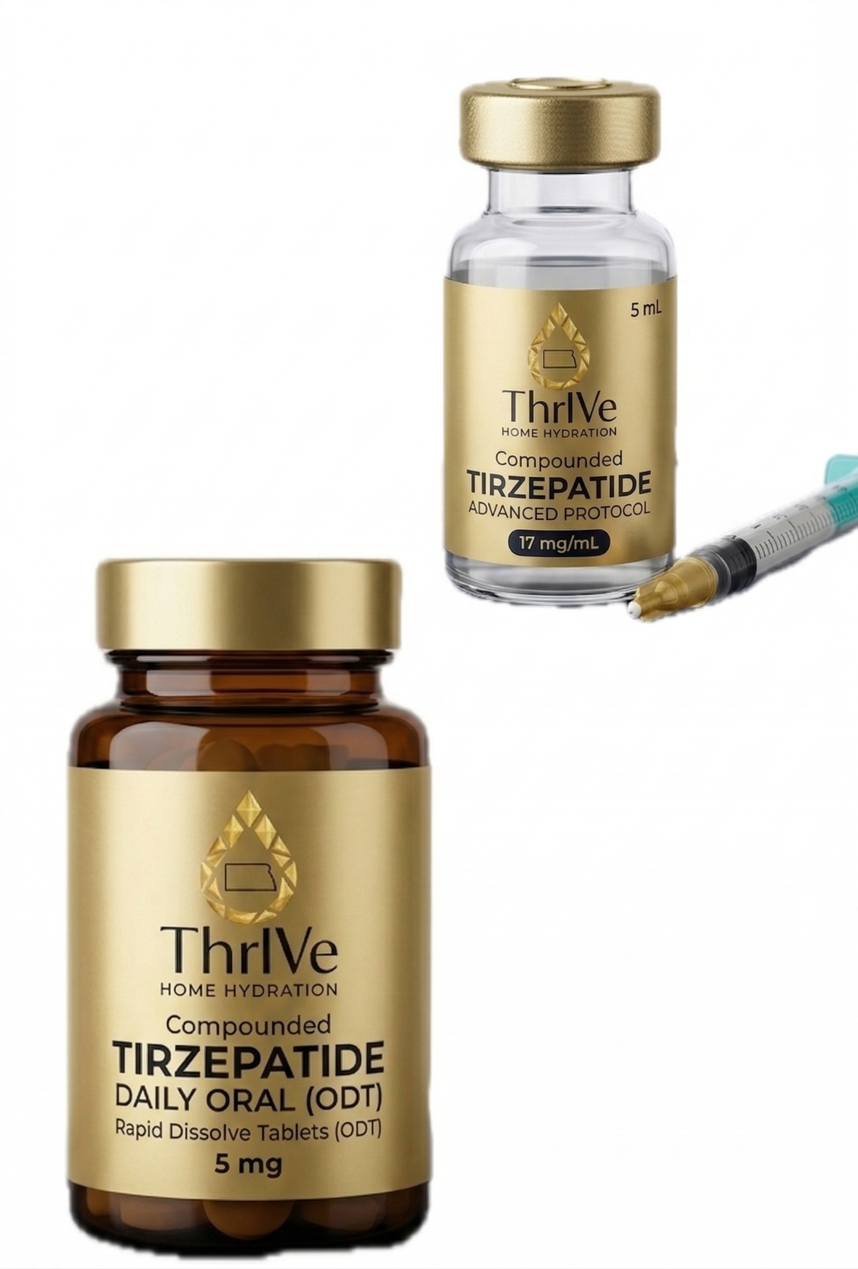 Compounded Tirzepatide Advanced Protocol - Monthly (Injectable and Oral)