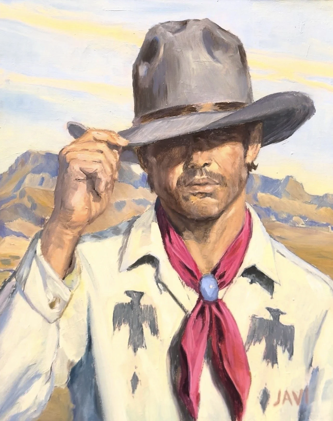 Howdy 
8x10" Oil
August 2026