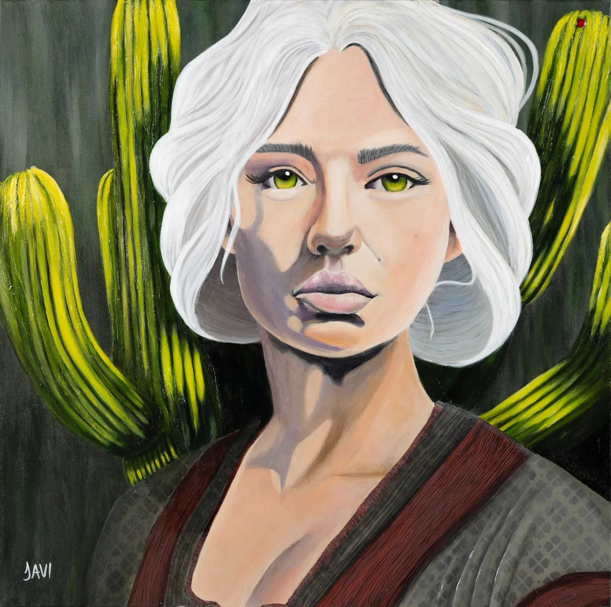 "Desert Muse Awakens"
36"x36" Acrylic on Canvas
