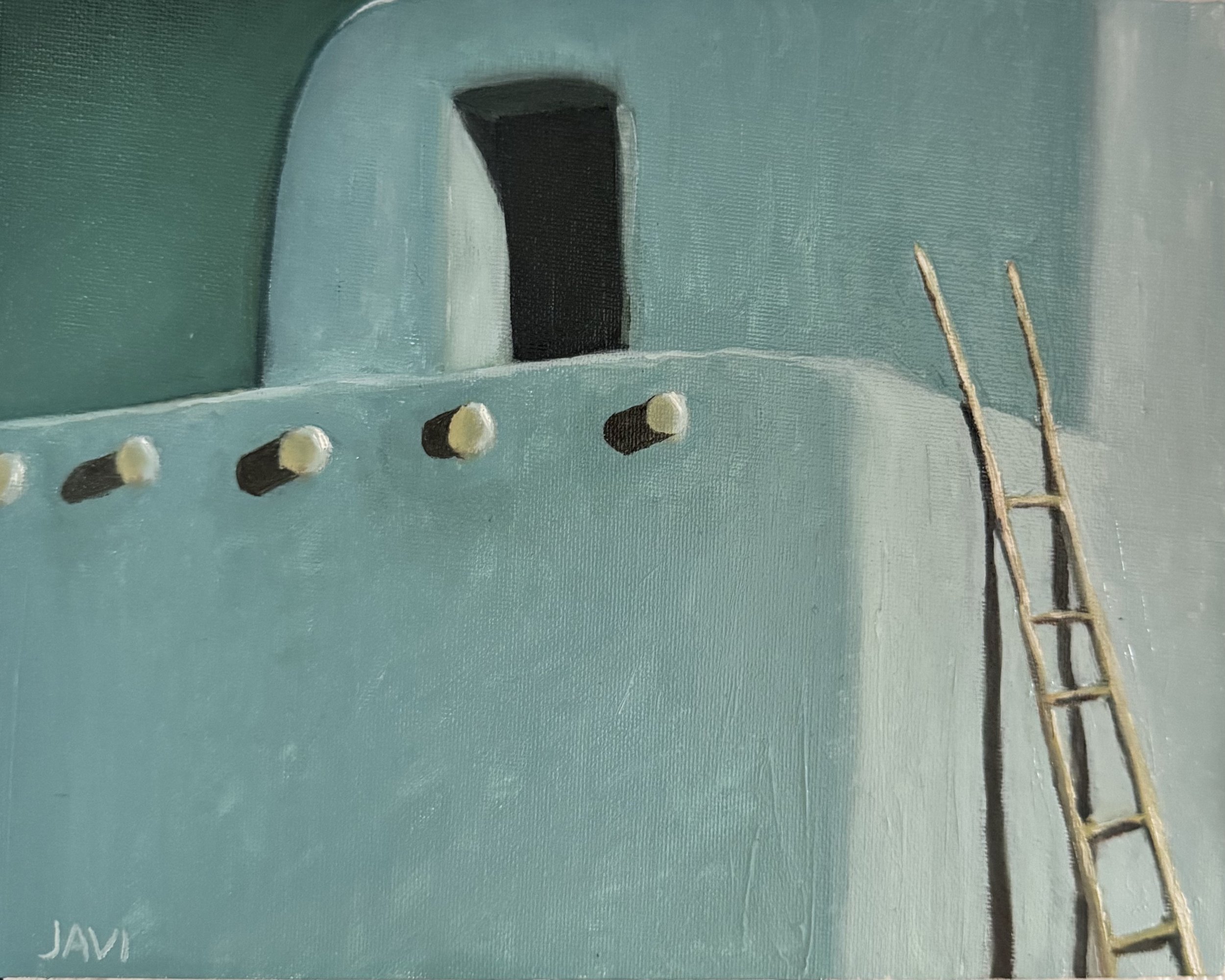 "Adobe Night Study"
8x10" Oil on Panel
Inspired by Brett Allen Johnson 