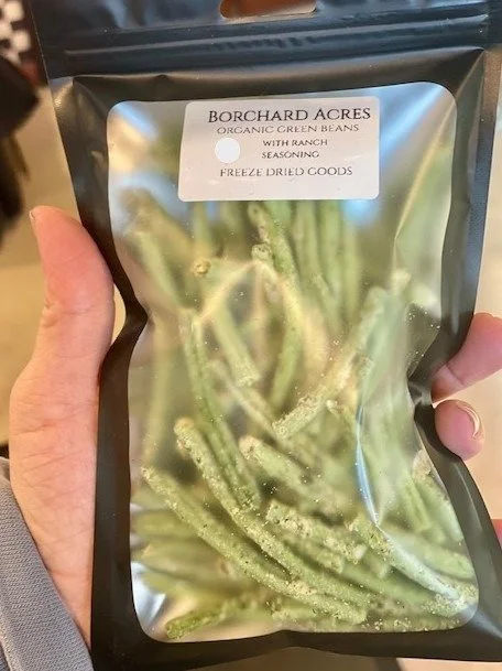 Freeze Dried Organic Green Beans with Ranch Seasoning