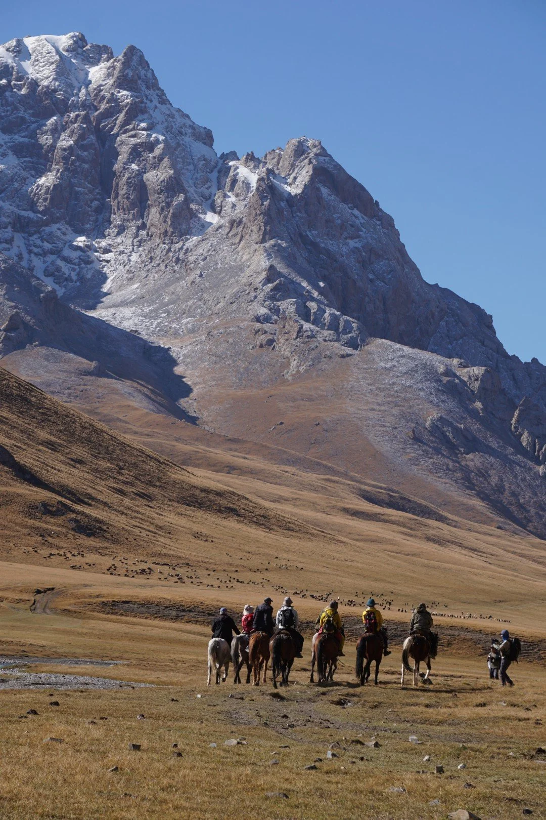 Kok Valley Kelsuu Lake Horse Riding in kyrgyzstan representing the adventurous side of touring with apricot adventures in central asia