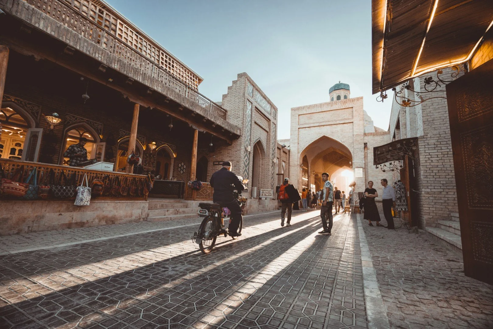 Bukhara historic city center is visited during the 2026 empires of sand and silk tour by apricot adventures a tour curated by historian aim kubatbekova and supported by local experts