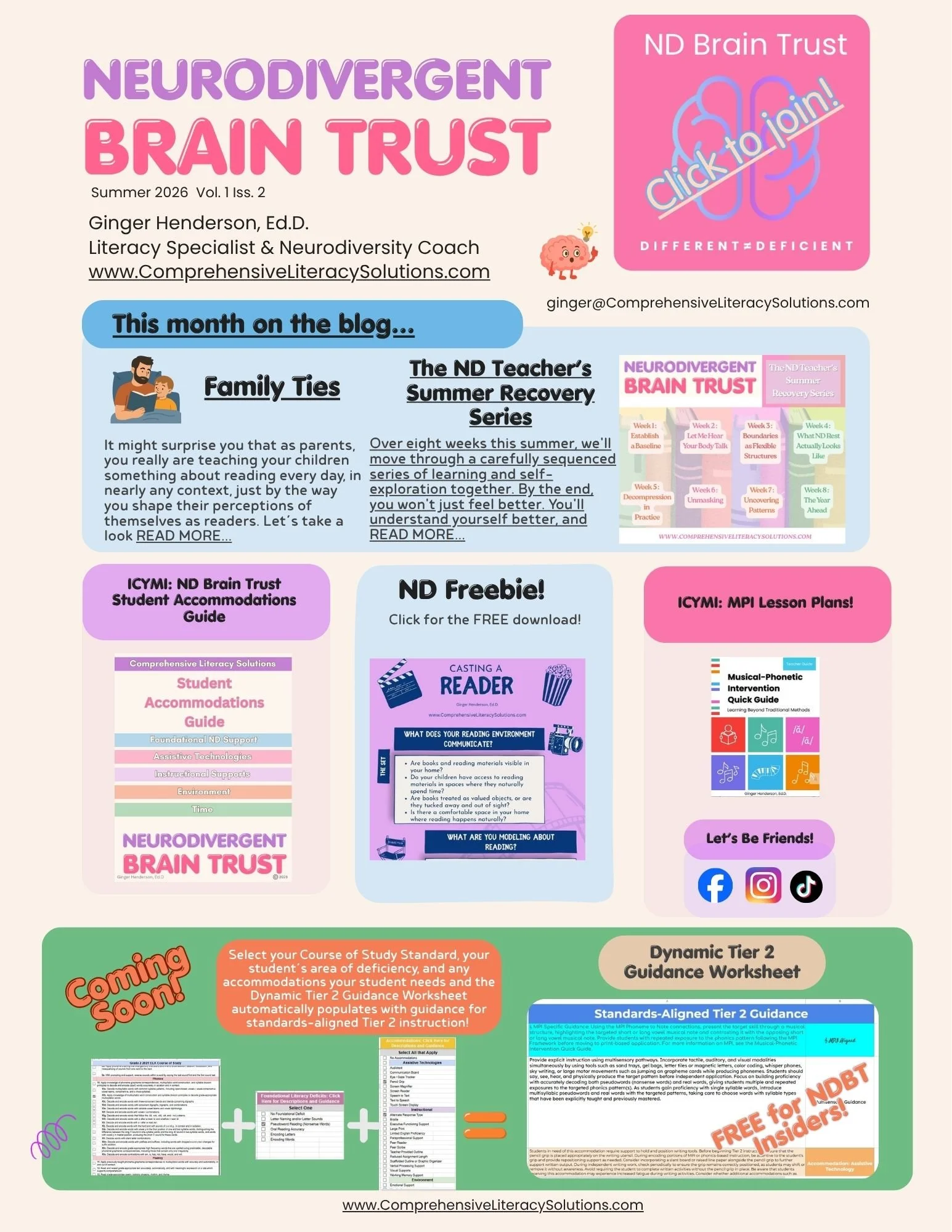 An image of Vol. 1 Issue 2 NDBT Newsletter