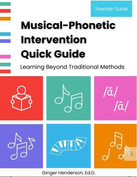 Musical-Phonetic Intervention Quick Guide and Lesson Plans