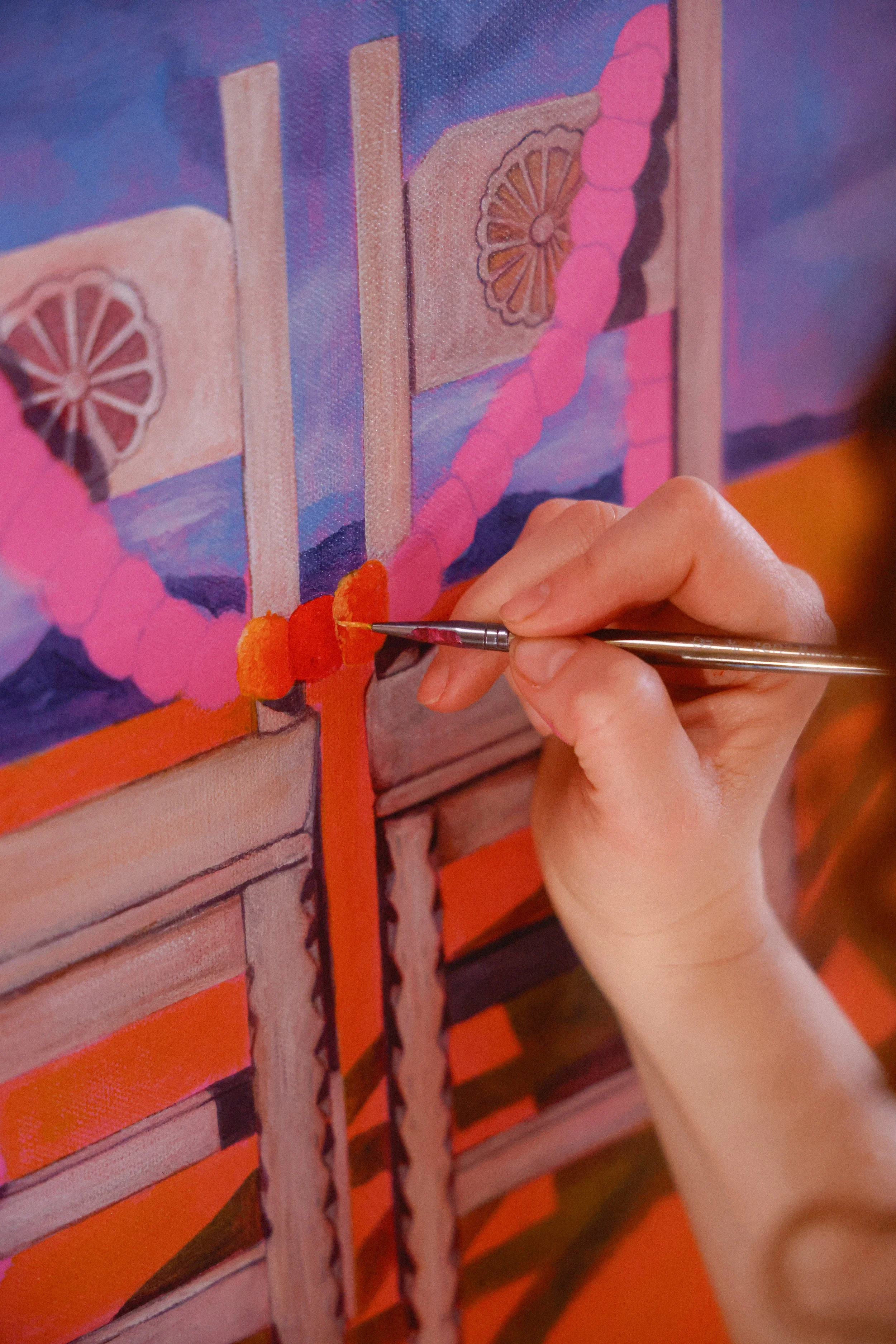 Emily Bharatiya- Personal Brand- Painter- Photography by Thais Coy at Fiebre