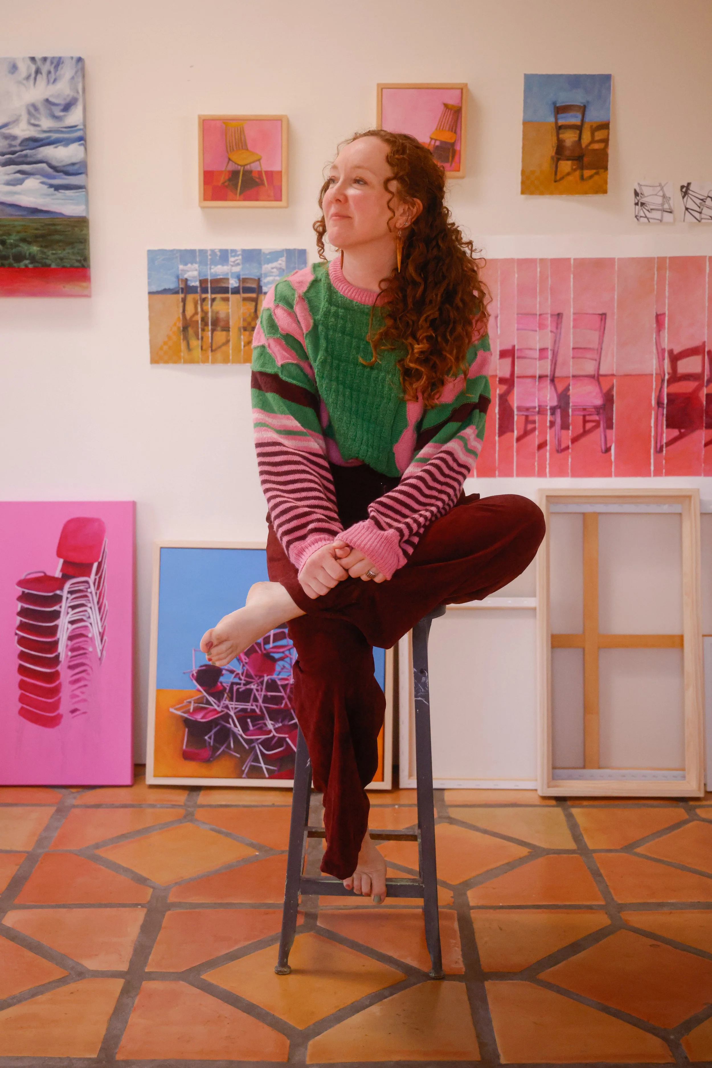 Emily Bharatiya- Personal Brand- Painter- Photography by Thais Coy at Fiebre