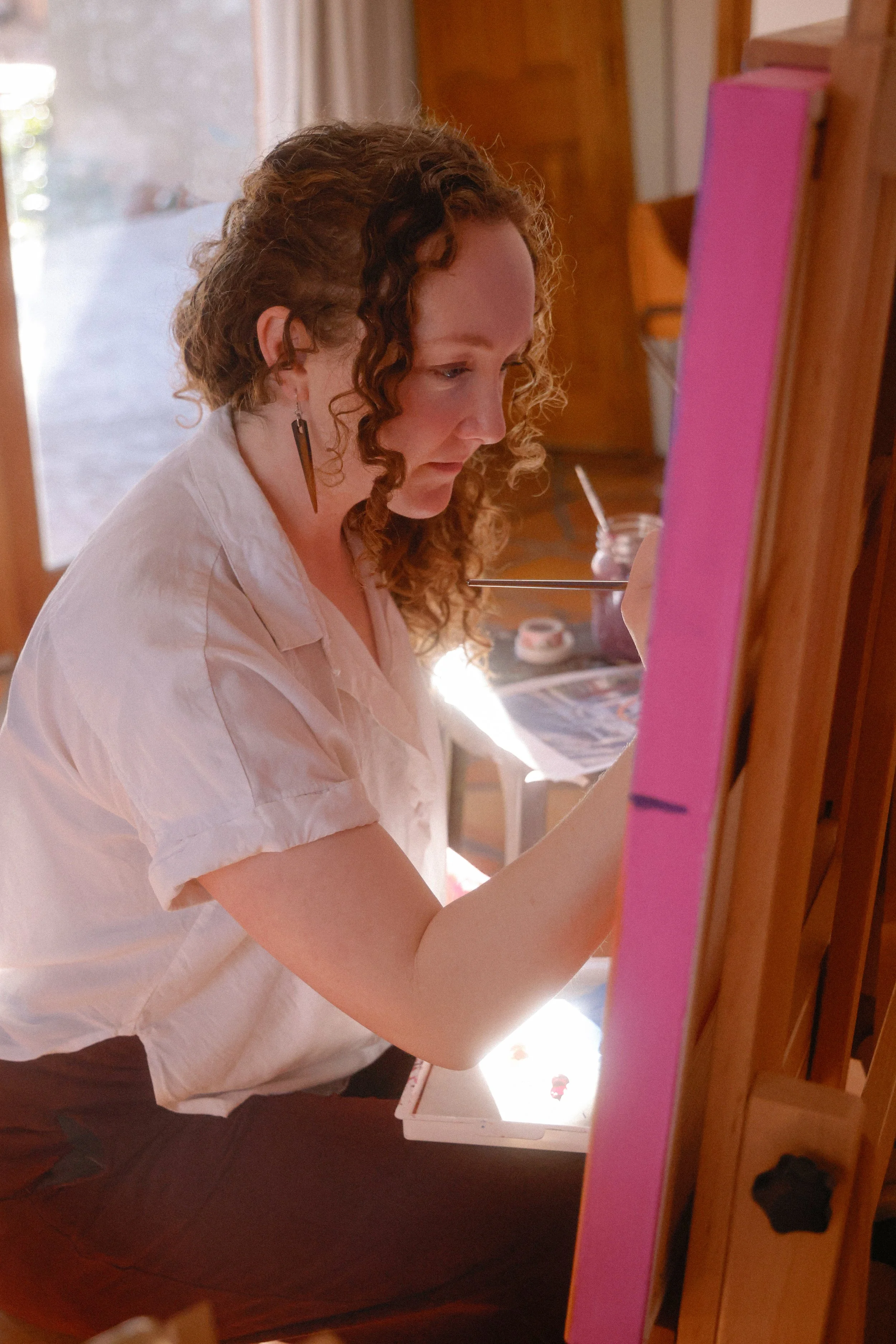 Emily Bharatiya- Personal Brand- Painter- Photography by Thais Coy at Fiebre