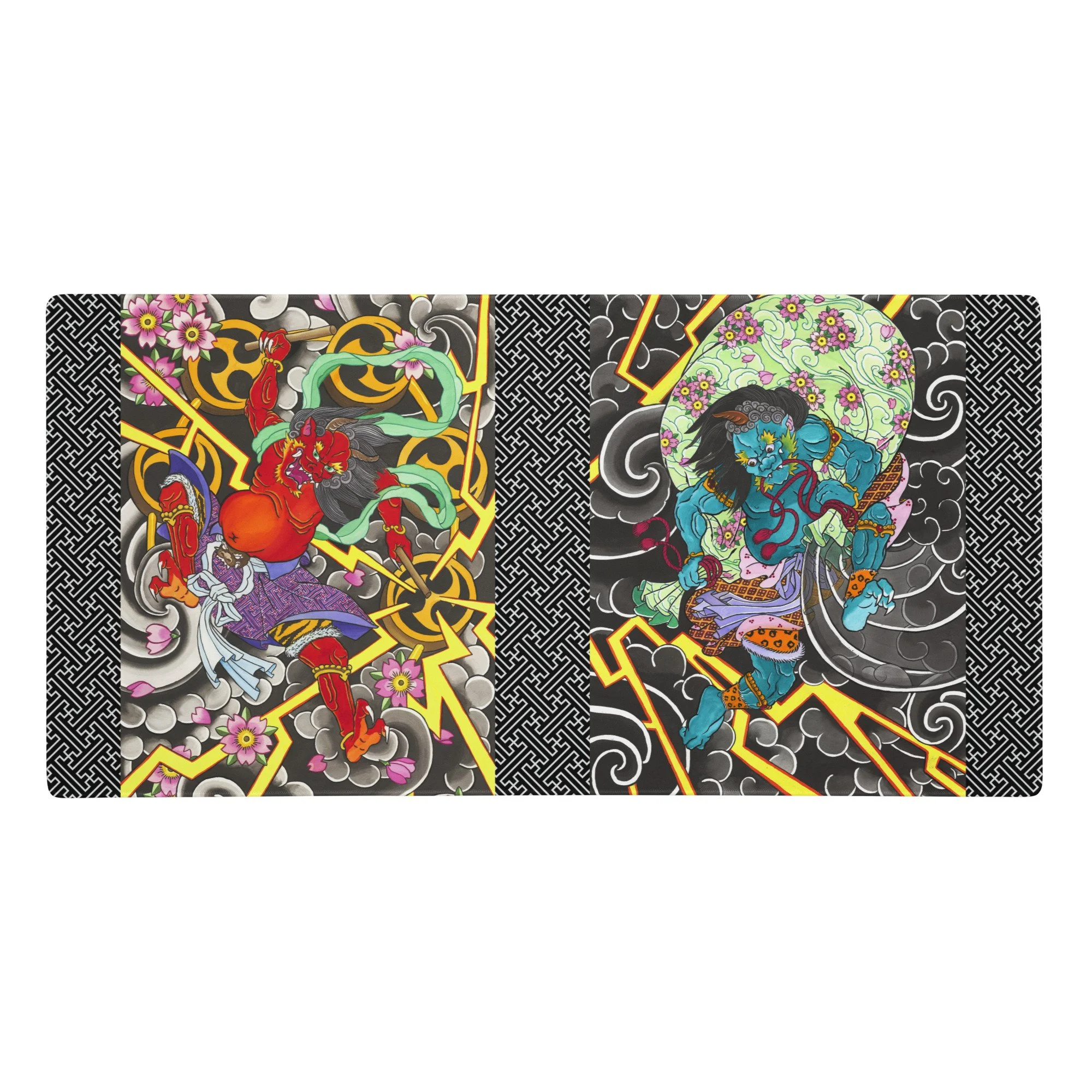 Raijin and Fujin Gaming mouse pad
