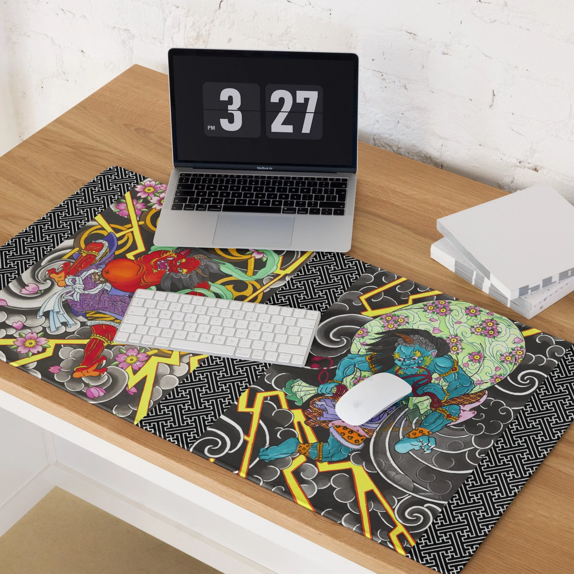 Raijin and Fujin Gaming mouse pad
