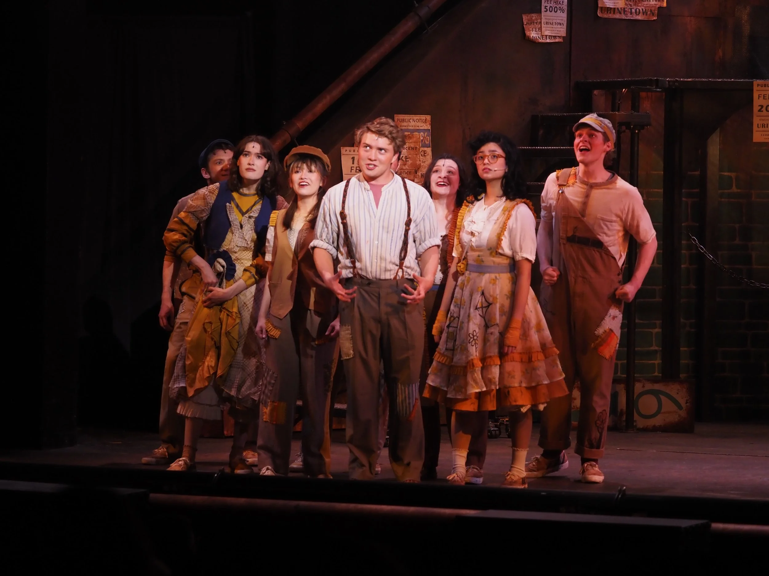 April Plascencia as Little Sally in Urinetown at the Nebraska Repertory Theatre (2025)