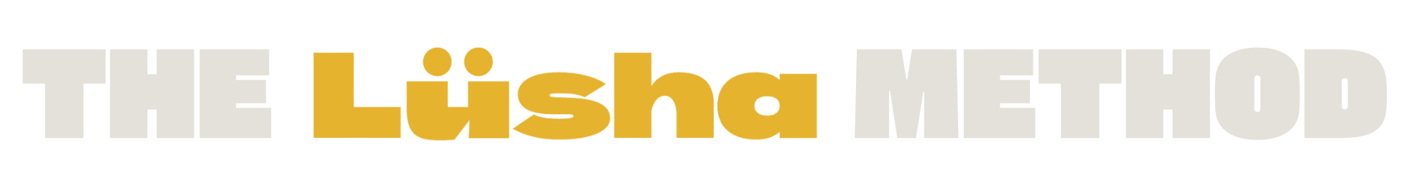 The Lusha Method branded text image