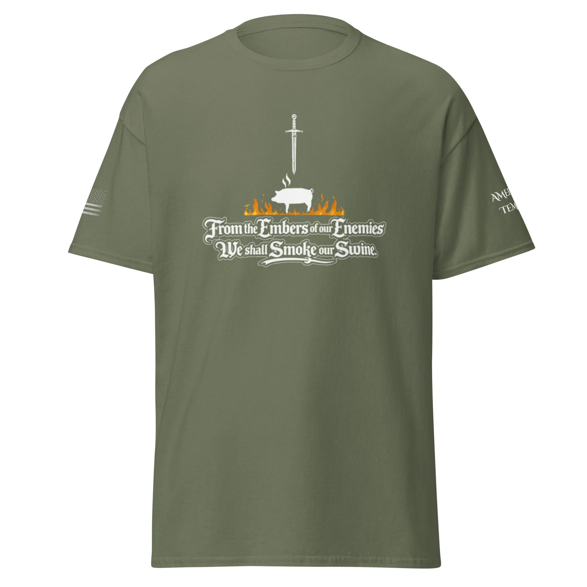unisex-classic-tee-military-green-front-6972fe20ac1d7.jpg