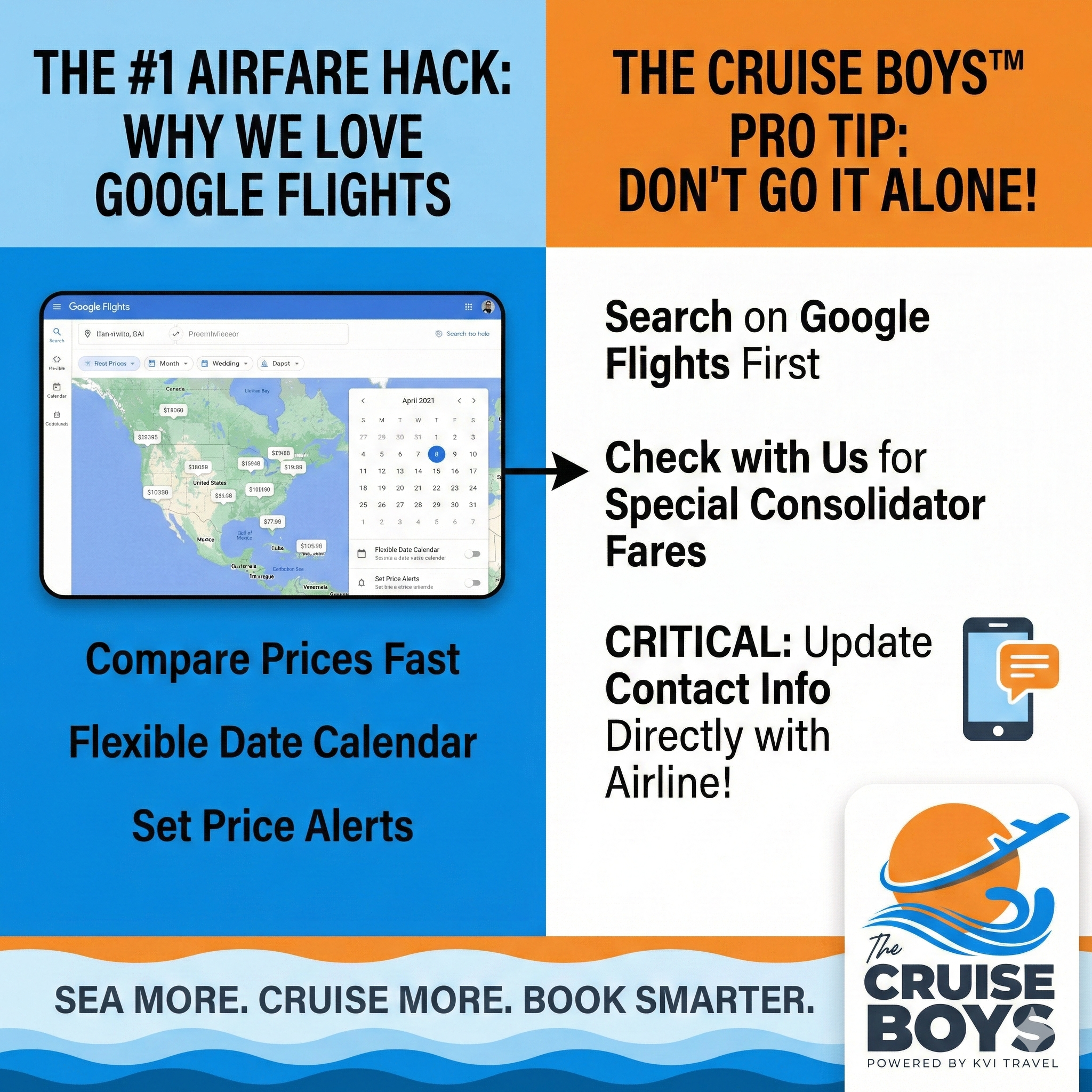 The #1 Airfare Hack: Why We Love Google Flights (And You Should Too) ✈️