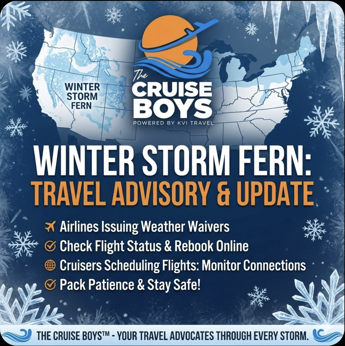 ❄️ Winter Storm Fern vs. Your Vacation: What You Need to Know ❄️