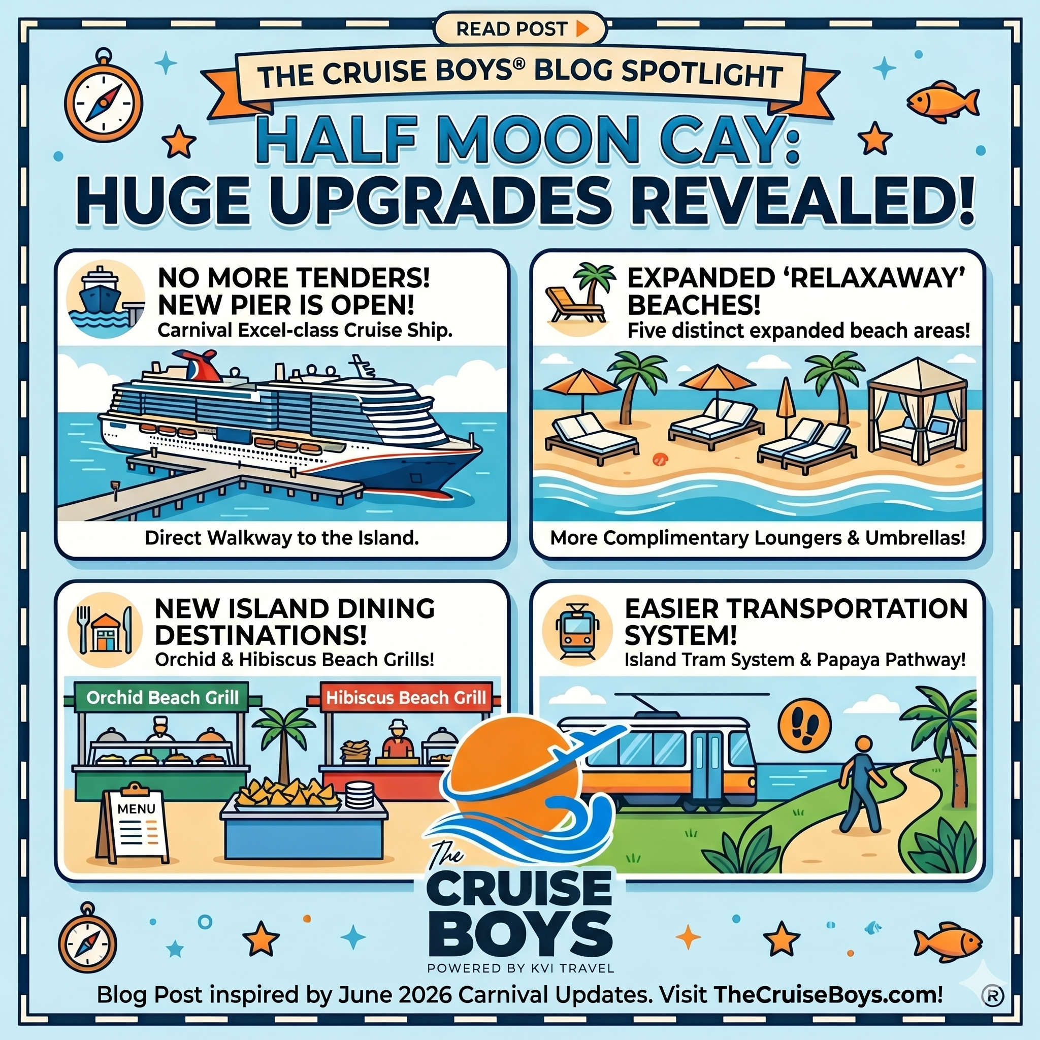Carnival Just Dropped Massive Upgrades to Half Moon Cay (And You’re Going to Love This!)
