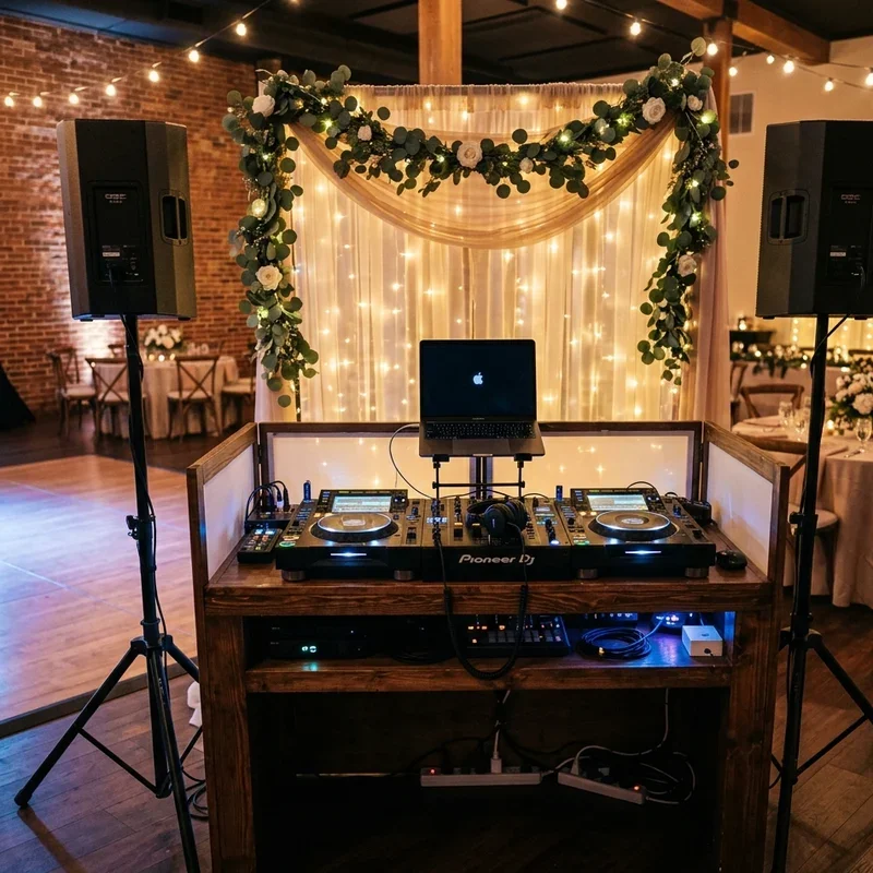 15 Wedding DJ Setup Ideas for an Unforgettable Reception