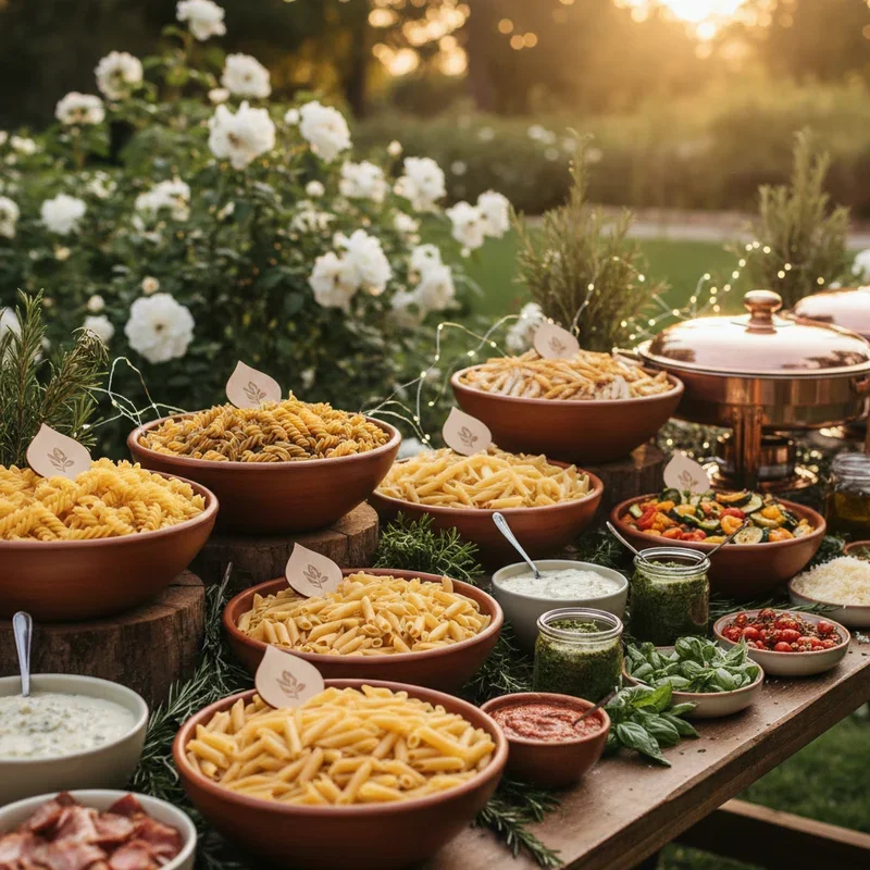 Wedding Pasta Bar Ideas
