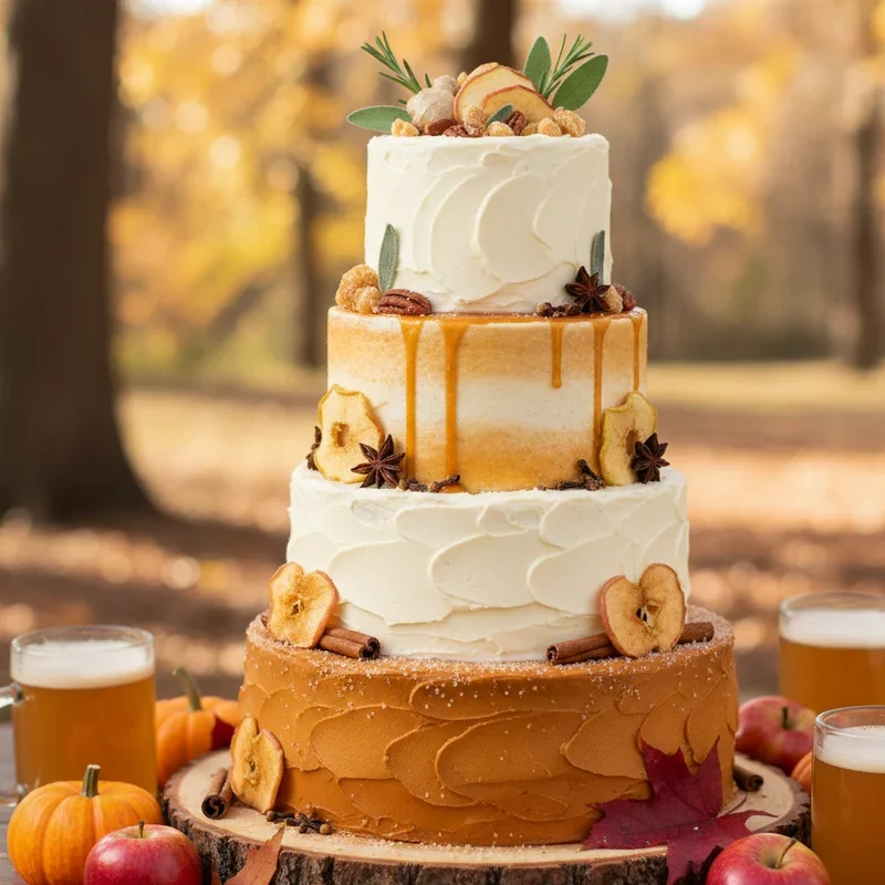 Fall Wedding Cake Ideas