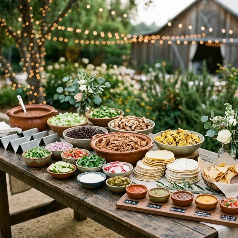 Taco Bar Wedding Ideas