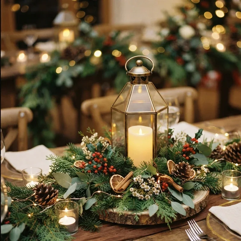 Christmas Wedding Centerpiece Ideas