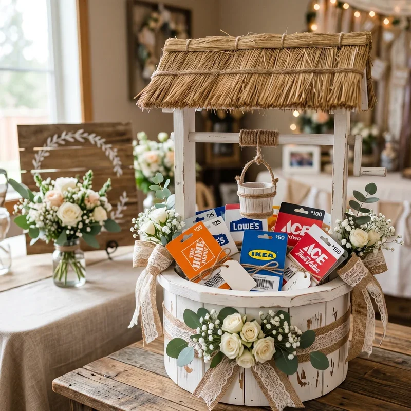 Bridal Shower Wishing Well Gift Ideas