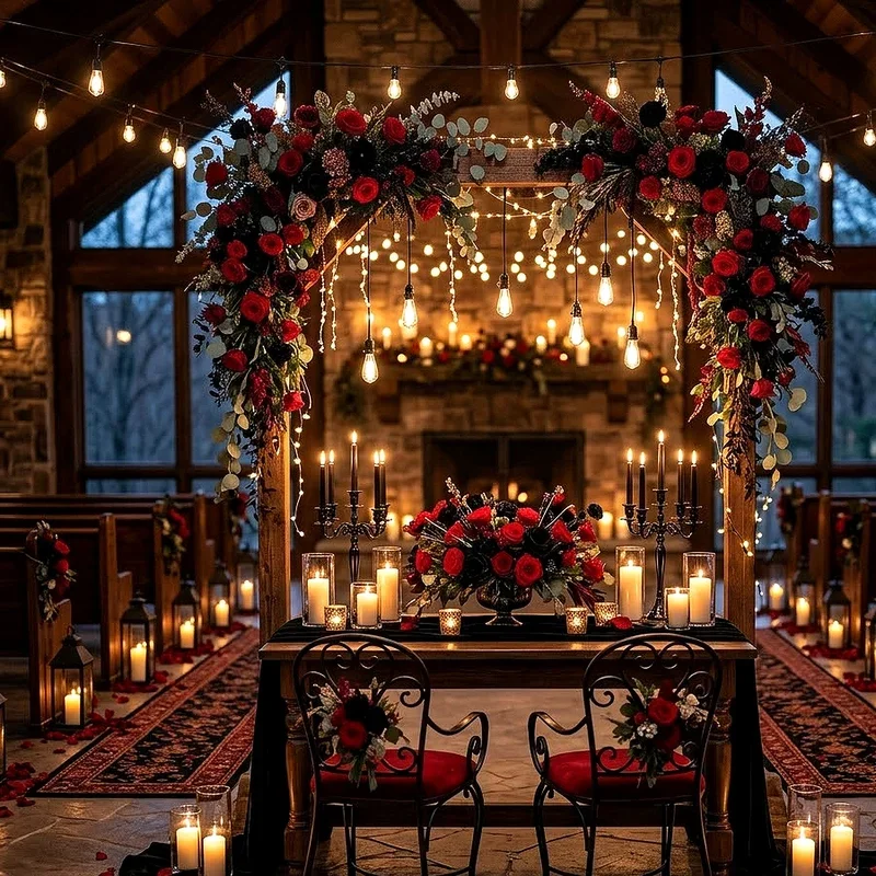Black and Red Wedding Ideas