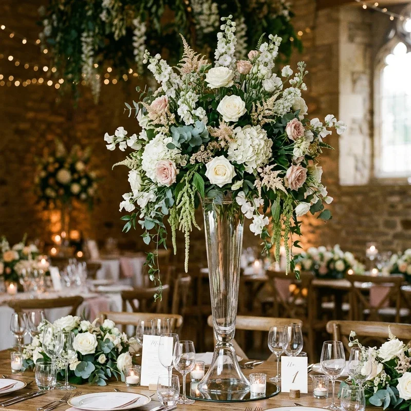 Top Table Flowers Ideas for Wedding