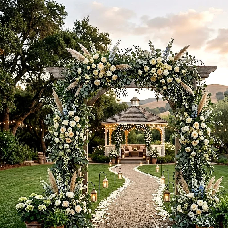 Outdoor Gazebo Wedding Decoration Ideas