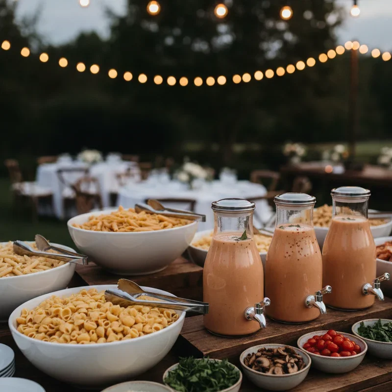 Wedding Pasta Bar Ideas