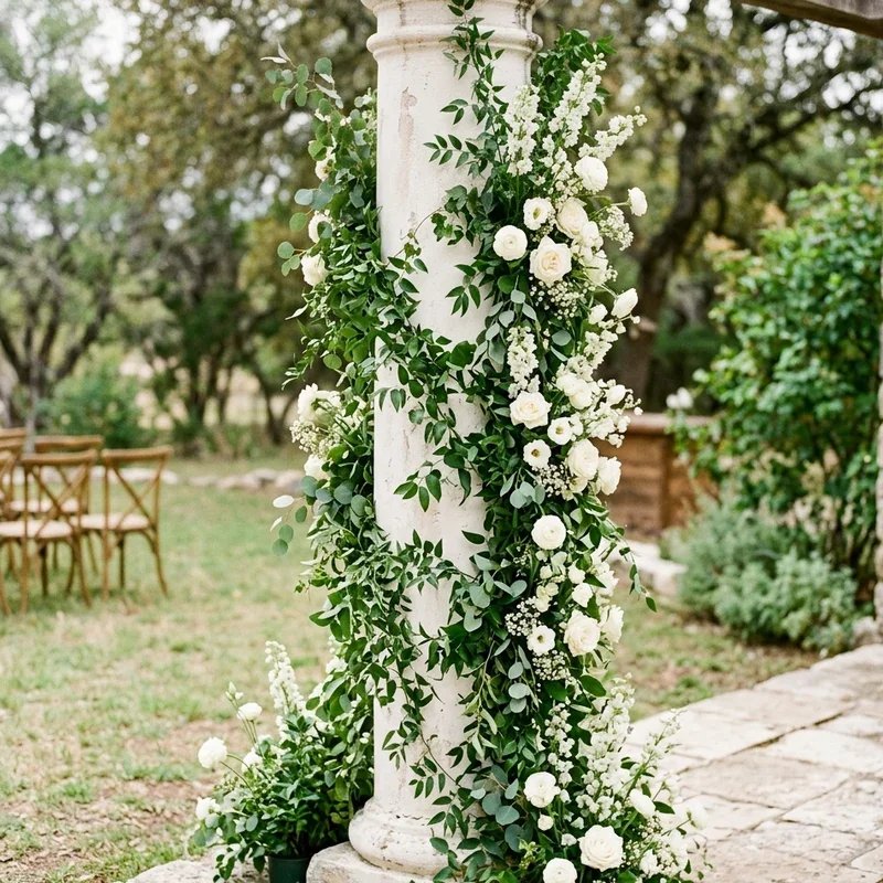 Wedding Column Decoration Ideas