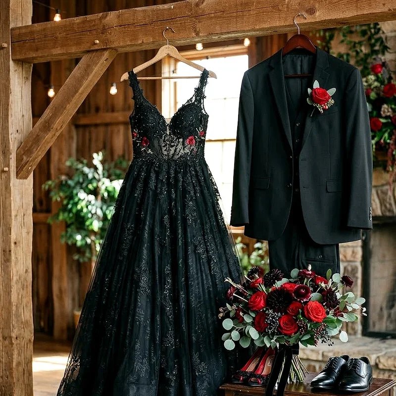 Black and Red Wedding Ideas