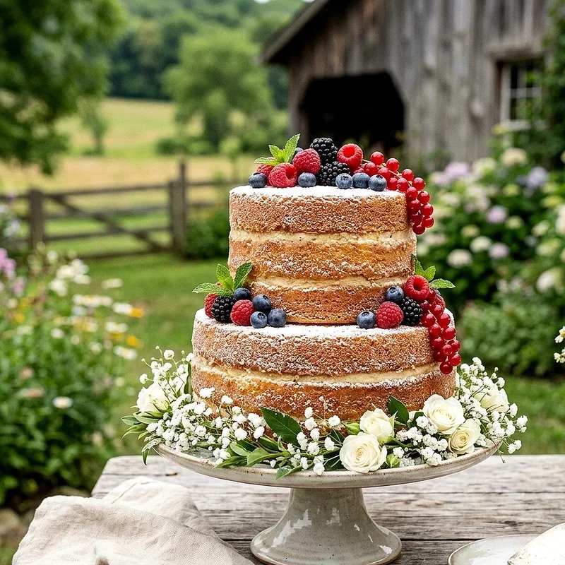Simple Engagement Cake Ideas