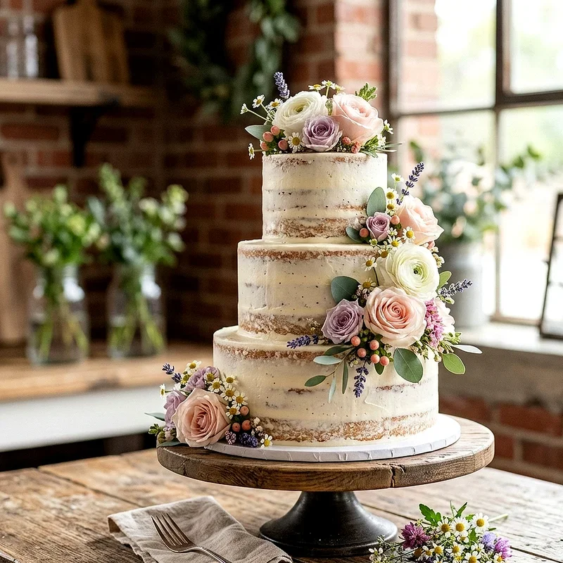 Simple Engagement Cake Ideas