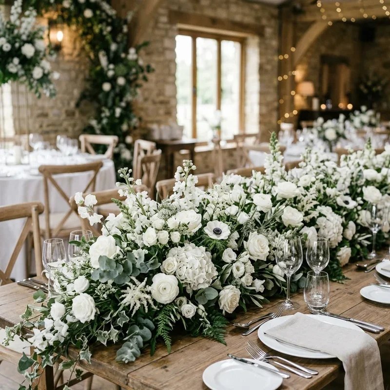 Top Table Flowers Ideas for Wedding