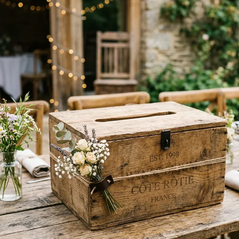 Wedding Money Box Ideas