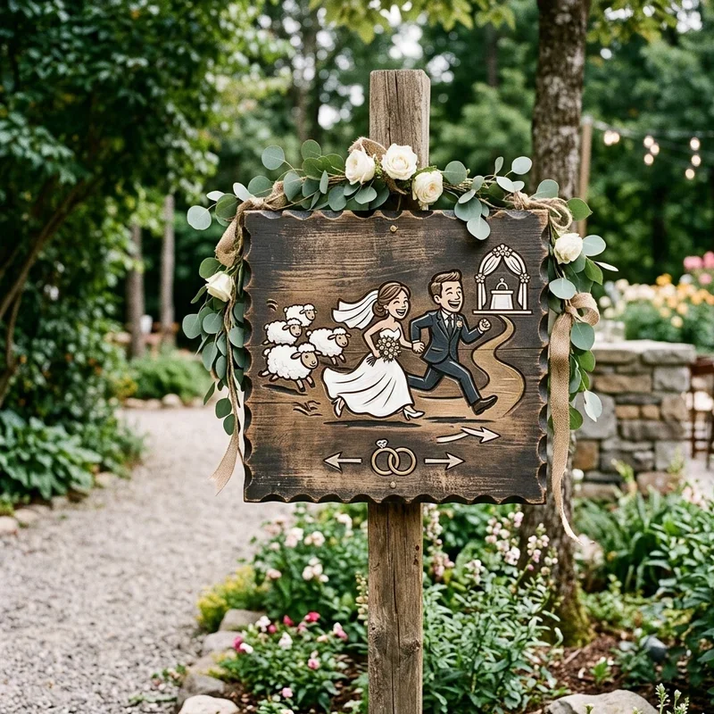 15 Funny Wedding Signs Ideas to Make Everyone Laugh